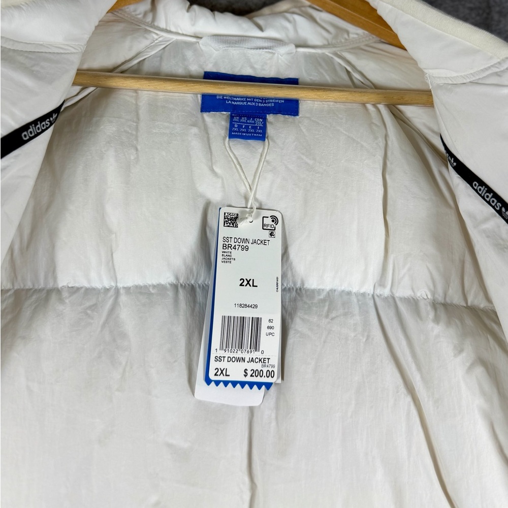 Adidas Originals SST Down Puffer Jacket 2XL - Picture 6 of 10